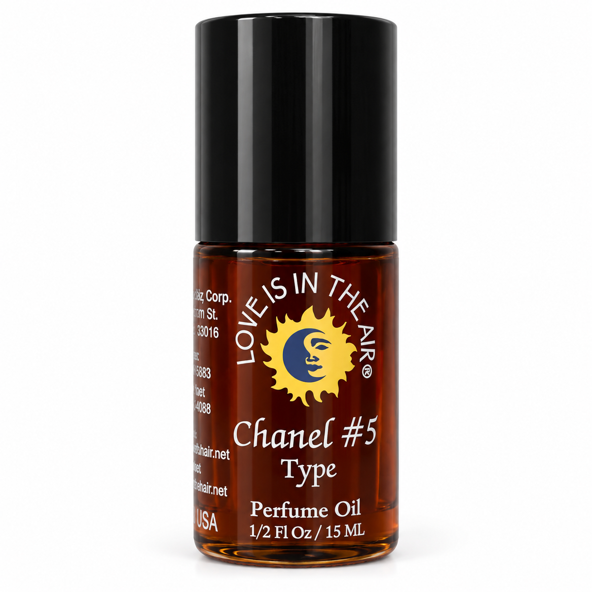 Love Is in the Air Chanel #5 type perfume oil, 15 mL bottle