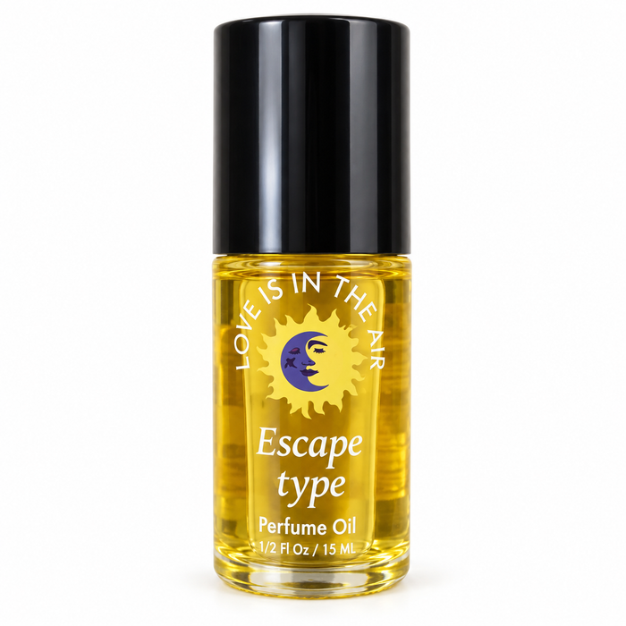 Love Is in the Air Escape type perfume oil, 15 mL bottle