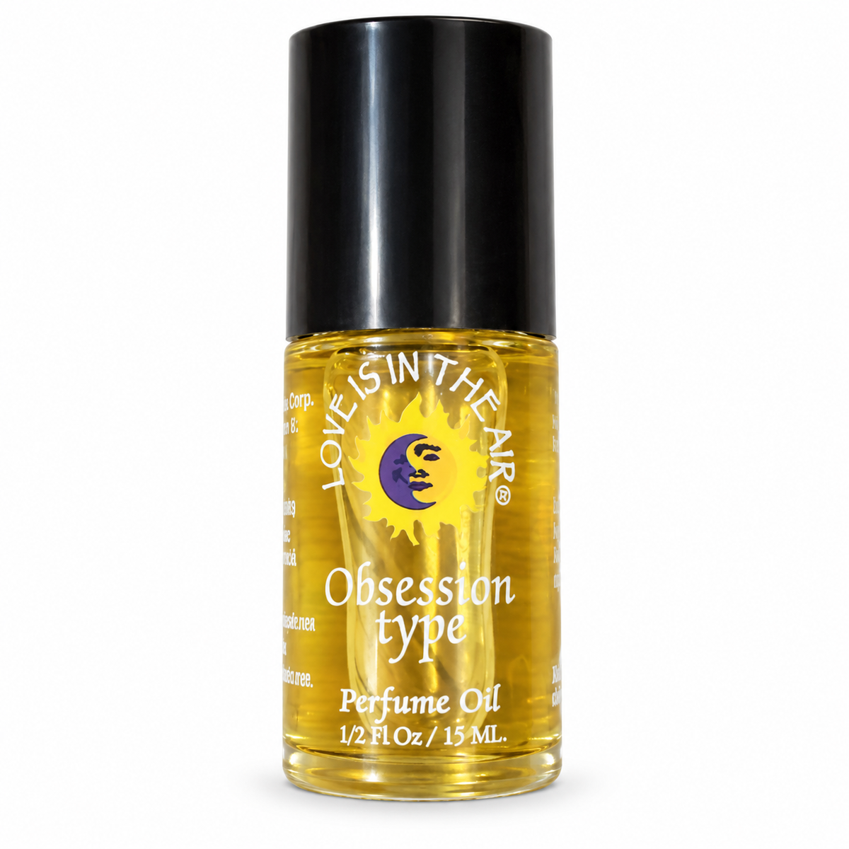 Love Is in the Air Obsession type perfume oil, 15 mL bottle