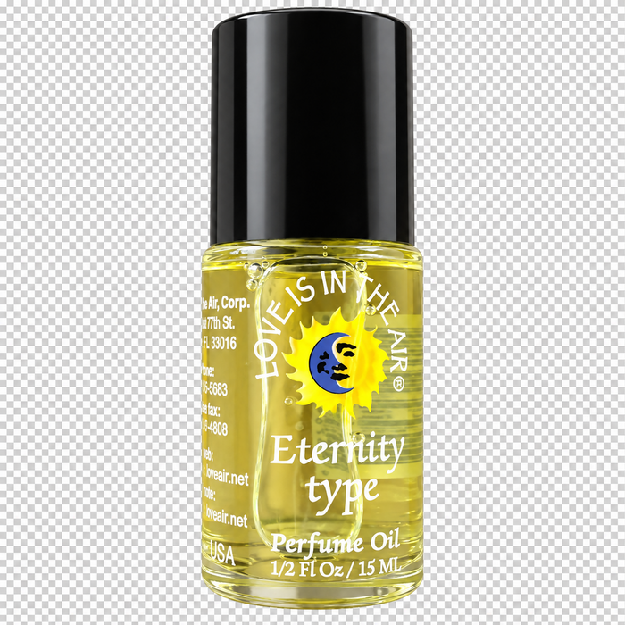 Love Is in the Air Eternity type perfume oil, 15 mL bottle