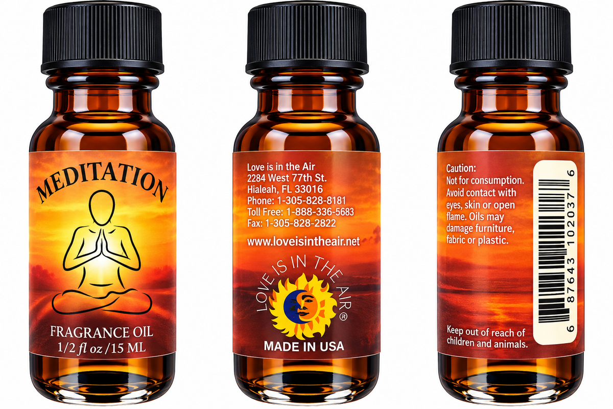 Love Is In The Air Meditation Fragrance Oil 15 mL - three product views