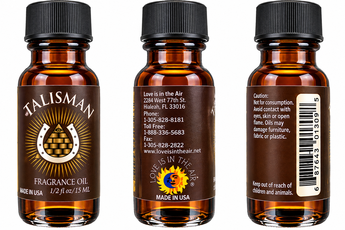 Love Is In The Air Talisman Fragrance Oil 15 mL - three product views
